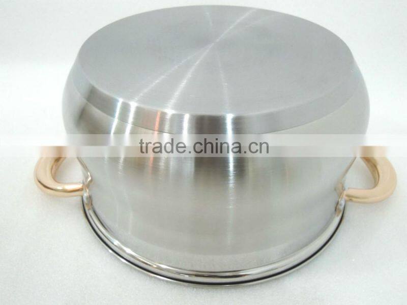 Newest stainless steel 18cm casserole hot sale Asia market MSF-3848-2