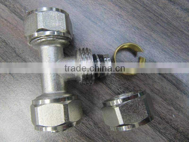 Brass compression fittings male threaded elbow/1216mm brass elbow for pex/al/pex pipes