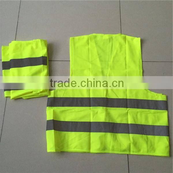 high visibility traffic safety vest fabric