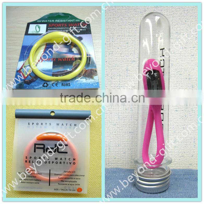 Modelling changeable colorful silicone fancy digital watches