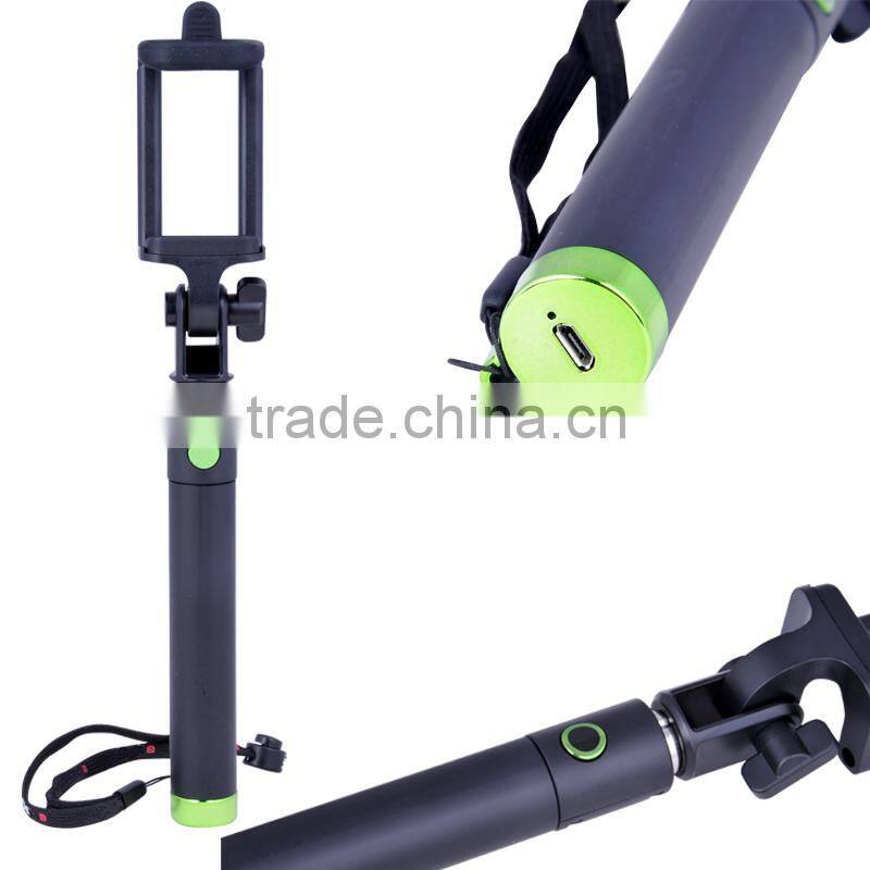 selfie stick extendable wireless bluetooth remote control shutter handheld monopod,wholesale selfie stick,bluetooth monopod self