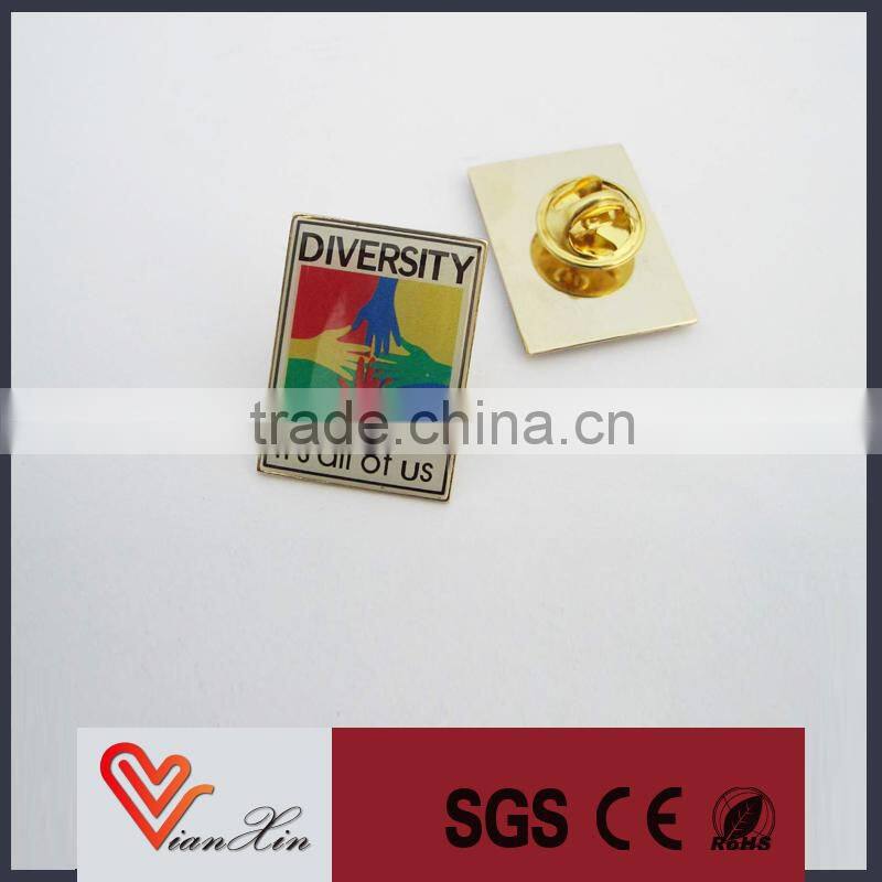 promotional metal enamel button badge manufacter in China