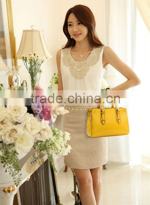 2013 most popular pvc handbag with cosmetic pouch ladies transparent handbag