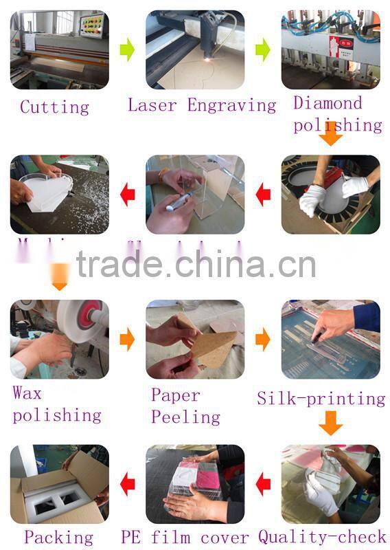 Promotional acrylic christmas trees for house decoration