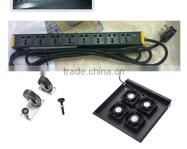 2014 custom new floor standing aluminium outdoor 24u network cabinet with different size for your choice