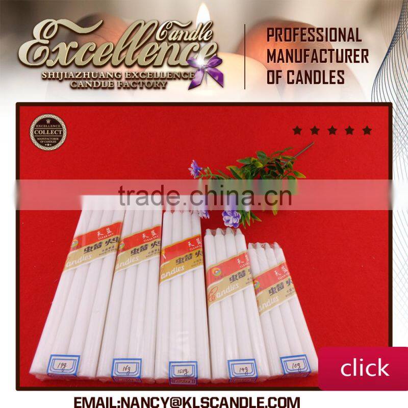 large long burning non drip candles / white candle Nancy:+86 15097479316