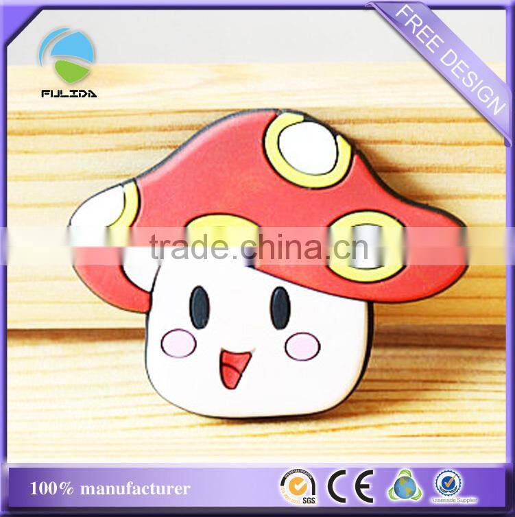 flowers Florals shaped soft pvc rubber souvenir ornament fridge magnet