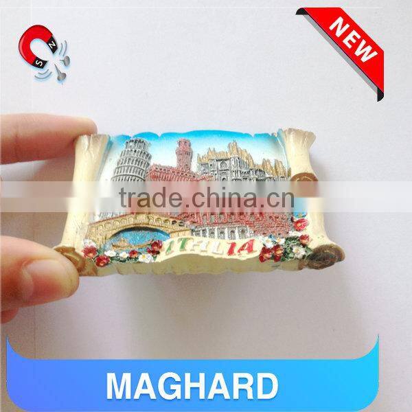 China manufacturer supply OEM polyresin fridge magnet
