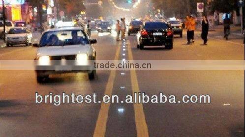 6 solar led road stud single side color, solar cat eyes, solar pavement markers