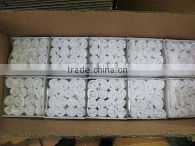 wholesale china Airplane Terry 10x10 cotton Airline Hot Cold Wet Towel / Refreshing Towel