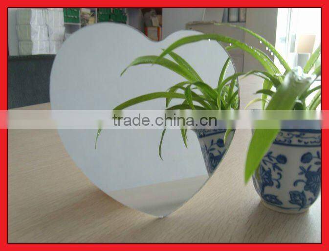 small square round mirror