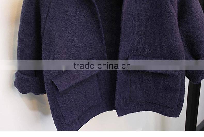 2015 new european BF style early spring knit women sweater jacket