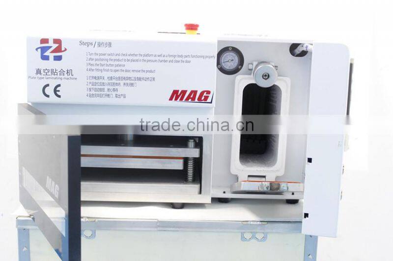 2015 Upgraded! UYUE MAG968 all in one vacuum oca laminating machine, with automatic built-in bubble remover for 12 inch screen