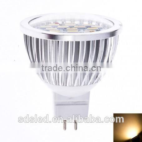 LED spotlight SMD2835 6W 530LM Warm White GU5.3 LED spot light DC12V