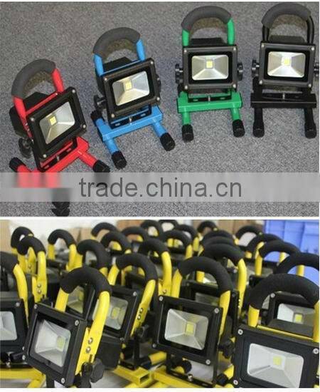 echargeable Floodlight 20W, LED Rechargeable cordless portable high power outdoor LED floodlight