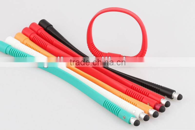 colorful slim silicone tip stylus pen
