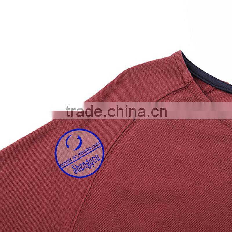 Custom OEM Raglan Sleeve Pocket T Shirt for Men
