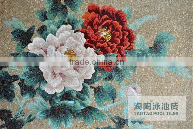 Interior design decoration living glass tile for floor and wall