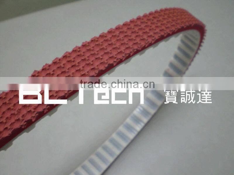 PU timing belt with different grip - PVC/Rubber