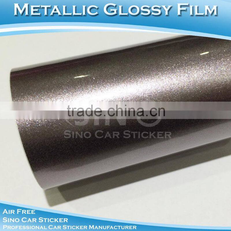 CARLIKE Super Quality Chrome Gold Glossy Car Wrap Vinyl Metallic Foil