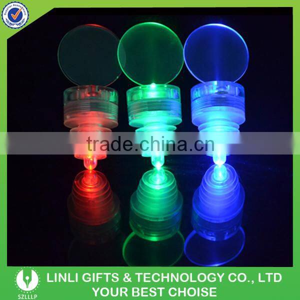 Cheap Transparent Plastic Colorful Illuminated Led Wine Cork For Bar