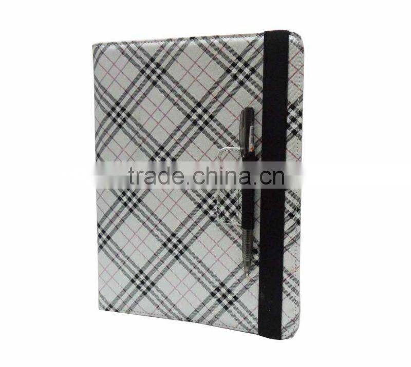 360 degree rotation pu leather case for ipad 2/3