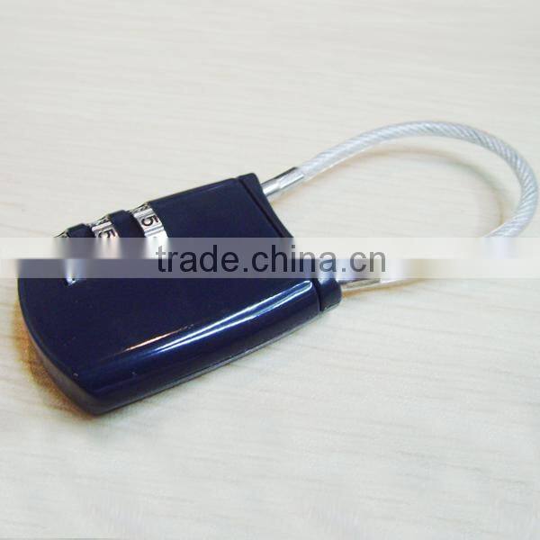 security small retractable combination digital cable lock