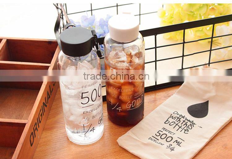 BPA Free Wholesale Summer Water Bottle Glass