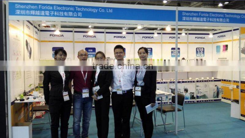 Forida MAC style Type C hub Aluminium hub USB3.0 hub with LED light