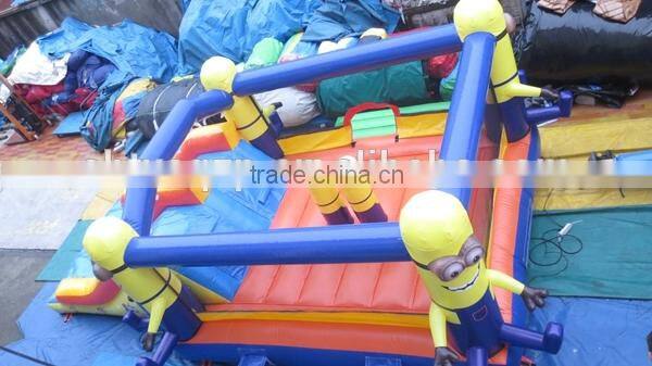 2015 inflatable Minions bouncer combo/ inflatable castle slide