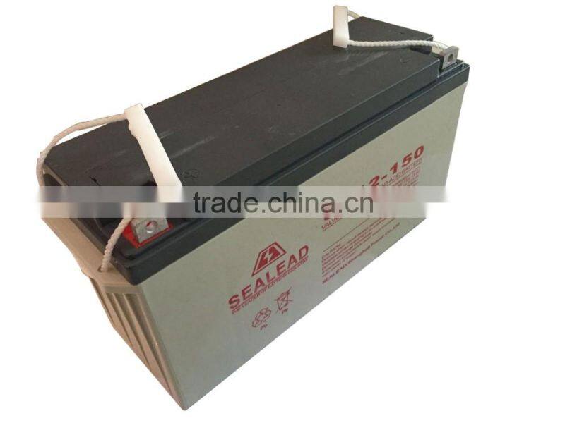 SEALEAD rechargeable 12v 150AH lead Acid battery gel battery
