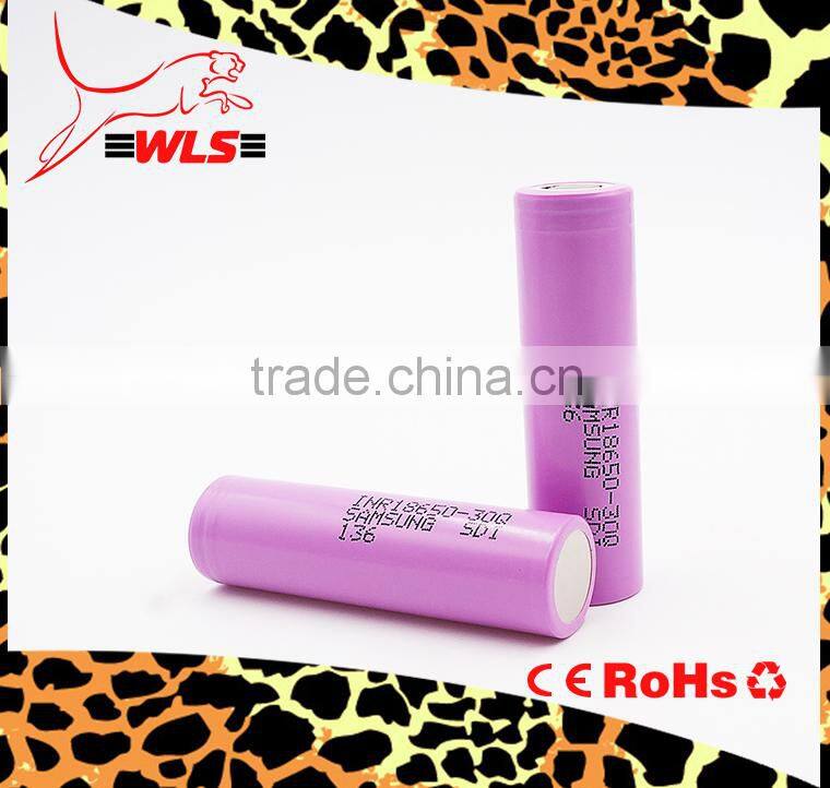 2015 Newest Samsung 30Q battery INR18650 30Q battery Samsung 30Q Samsung battery