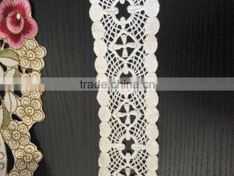 100% cotton Water soluble embroidery