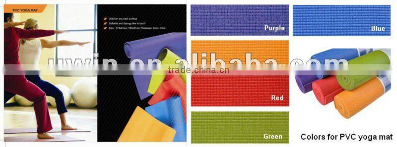 Clean and convenient mat yoga anti slip eco pvc yoga mat