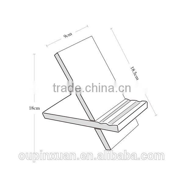 Convenient and simple bamboo iphone6 holder/mobile phone holder ,2014 New product.