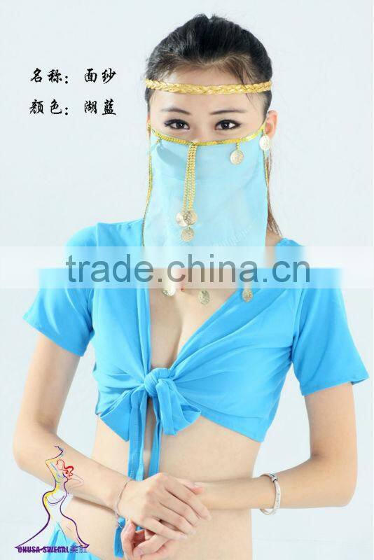SWEGAL 2013 wholesale women belly dance silk fan veil