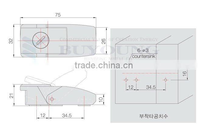 Draw Latch BY1-204-1