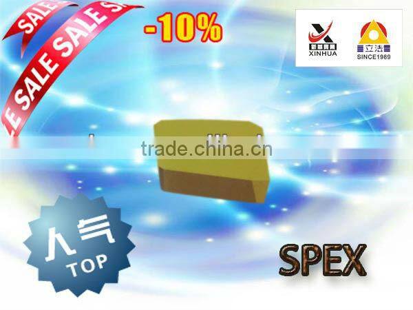 Face milling inserts for around SPEX