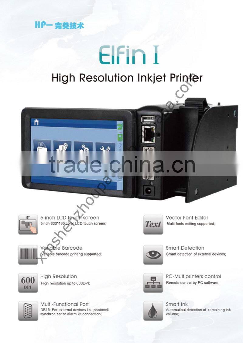 Industrial Inkjet Batch Code Printer for Food