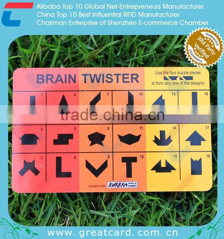 High quality clear frosted plastic business cards, Transparent PVC business card