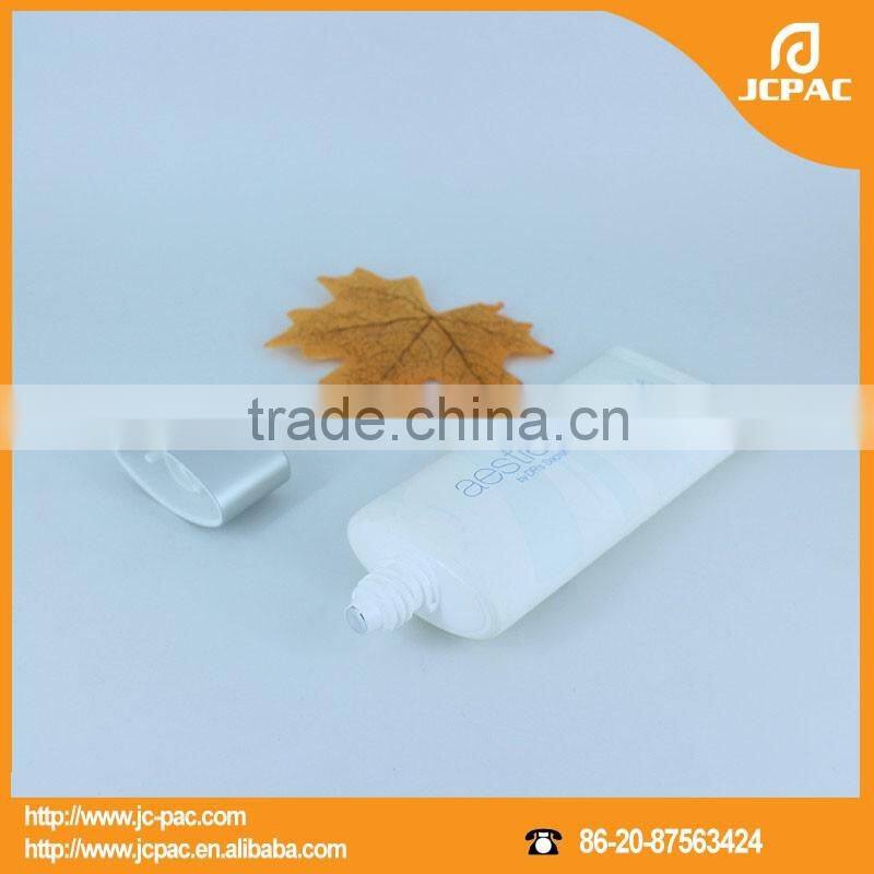 oval soft natural pe 100ml plastic container for cosmetic