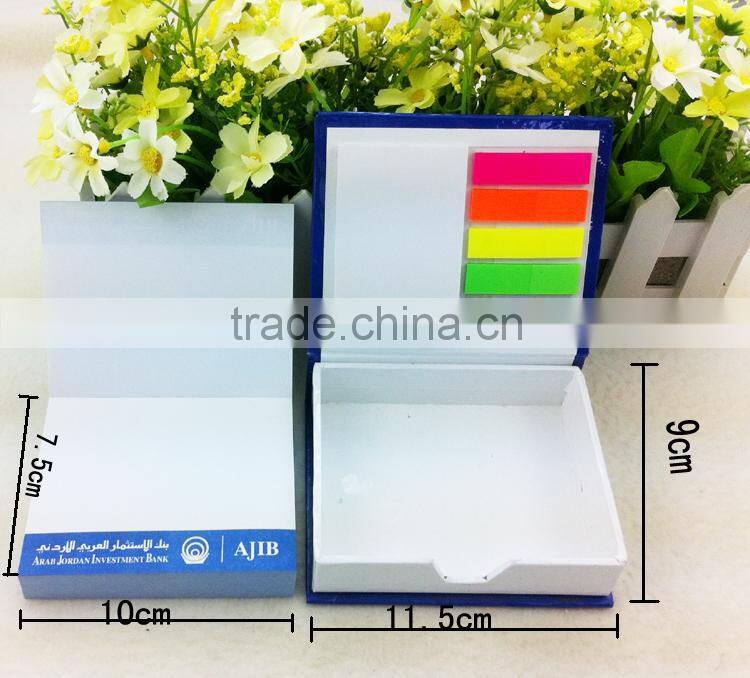 memo pad with paper holder