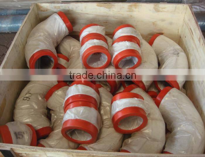 DN125 Concrete Pump Delivery Pipe Elbow(wear-resistant) with heat treatment