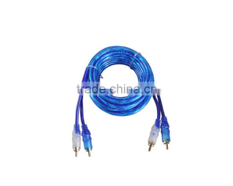 Great Sound Quality RCA wire noise rejecting for coaxial construction high shielded RCA cables