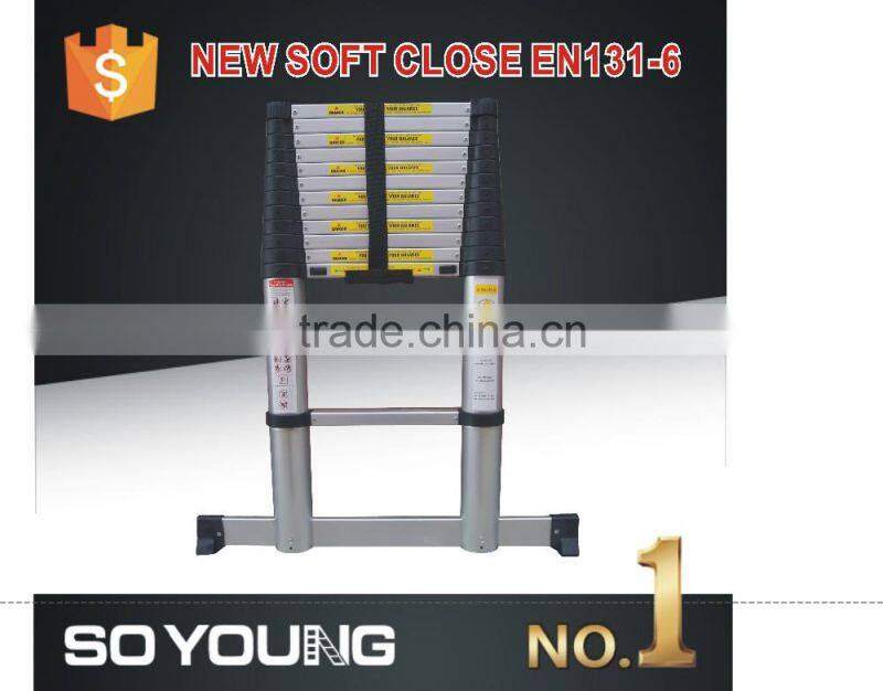 2016 NEW Aluminum Extension Telescopic Ladder with EN131-6,GS/SGS certificate