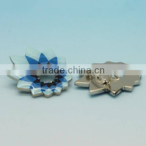 Plated Metal sheriff star badge