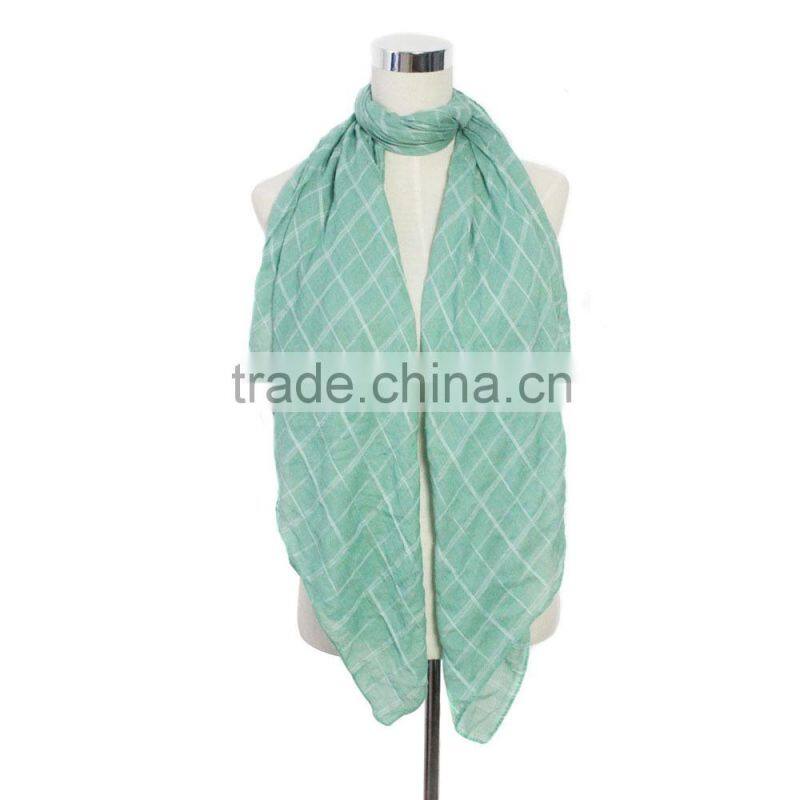 tartan plaid mink color scarf for dubai