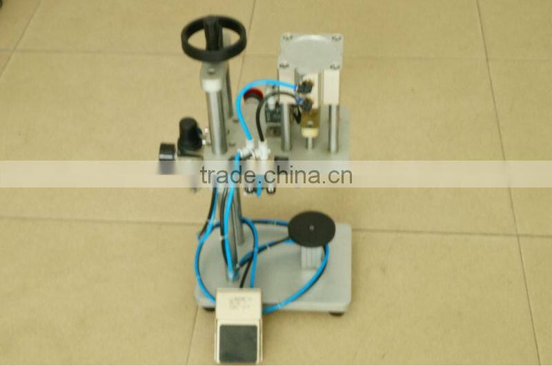 2014 newest semi-automatic perfume pneumatic capper machine