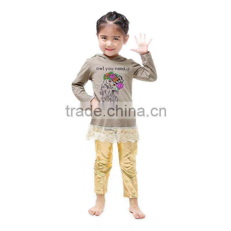 baby girls clothing set boutique print baby clothes childrens 2016 hot sale clothing set fall