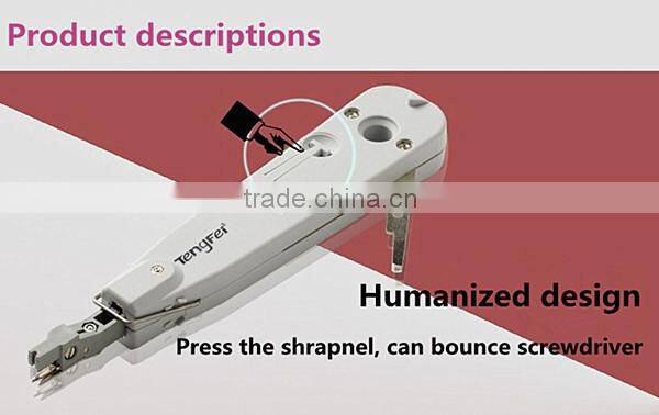 Network keystone jack IDC or rj45 110 punch down tool